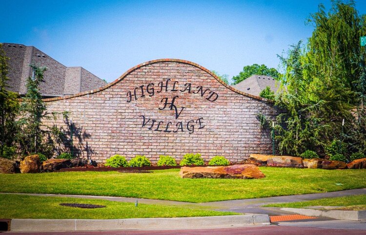 Highland Village neighborhood in Norman, Oklahoma