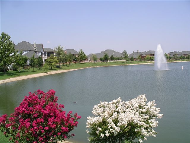 Lake at Rivendell neighborhood in Oklahoma City